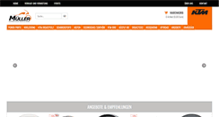 Desktop Screenshot of ktm-mueller-shop.de